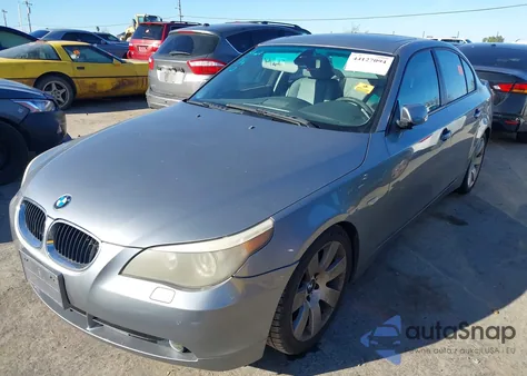 2005 BMW 530I from USA, damaged, VIN WBANA73575B048865